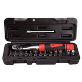 Max Torque Wrench 2-24Nm Ratchet Wrench Socket with 13pcs Bits Bike Repair Tool