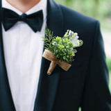 Max Plastic Succulent Plants Simulation Corsage Flower for Wedding Prom Party 3