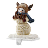 Maxbell Christmas Snowman Sock Hook Scene Layout Accessories for Bedroom Bookshelf A