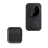 Maxbell Wireless Doorbell Camera Two Way Calls App Control WiFi Doorbell Door Chime Black