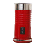 Maxbell Electric Milk Frother Hot Cold Foam Maker Milk Warmer for Latte Art EU Red