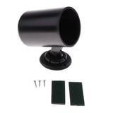 Max Maxb 52mm 2" & 1/16" Black Gauge Cup Holder Pod Dash Mount Hole In Back