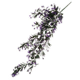 Maxbell 78cm Artificial Flower Plants leaf Vine Hanging Home Garden Decor Purple