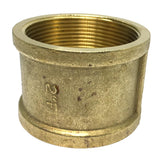 Max 1 Pc Double Female Brass Thread Straight Adapter Connector Pipe Fitting DN50