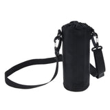 Maxbell Oxford Sports Water Bottle Sleeve Holder Bag Shoulder Strap Pouch 8.5x26cm