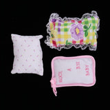 Max Doll Massage Table Pillow Set Cushion Rest Pad for 20-30cm Doll 3Pcs D