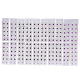Maxbell 20pcs Love Heart Napkin Rings Serviette Holders Wedding Table Decor Purple