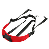 Maxbell Adjustable Saxophone Sax Cotton Padded Neck Strap with Hook Clasp Red