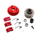 Maxbell 14T Gear Flywheel With Bearing Shoe Sets For 1/8 Rc Car Parts Red