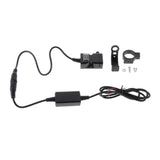 Maxbell Waterproof Dual USB E-bike Handlebar Charger Socket w/ Switch &Mount  12-24V