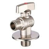 Maxbell G1/2 Brass Shower Shut off Faucet Valve Diverter Cold Hot Water Mixer Red Point