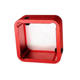 Maxbell Pool Snooker Chalk Holder Sturdy Chalk Case Practical Metal Lightweight Red
