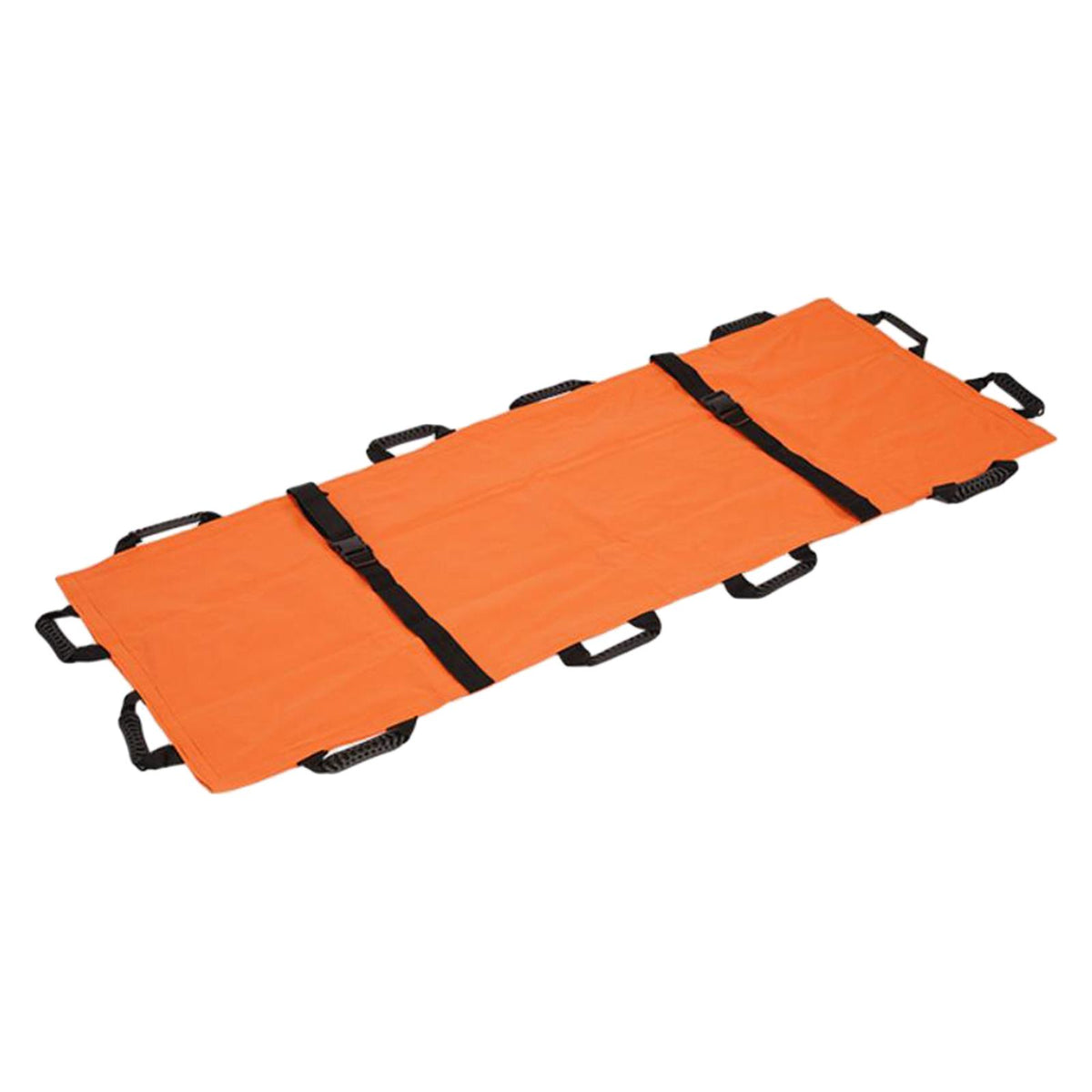 Maxbell Folding Soft Stretcher with 12 Handles for Moving Lifting or Transfer Clinic Orange