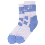 Maxbell Men Women Sports Socks Skateboard Roller Skating Breathable Socks blue M