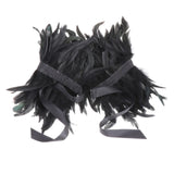 Maxbell Elegant Feather Shrug Shawl Cape Soft Shoulder Wrap for Halloween Costume