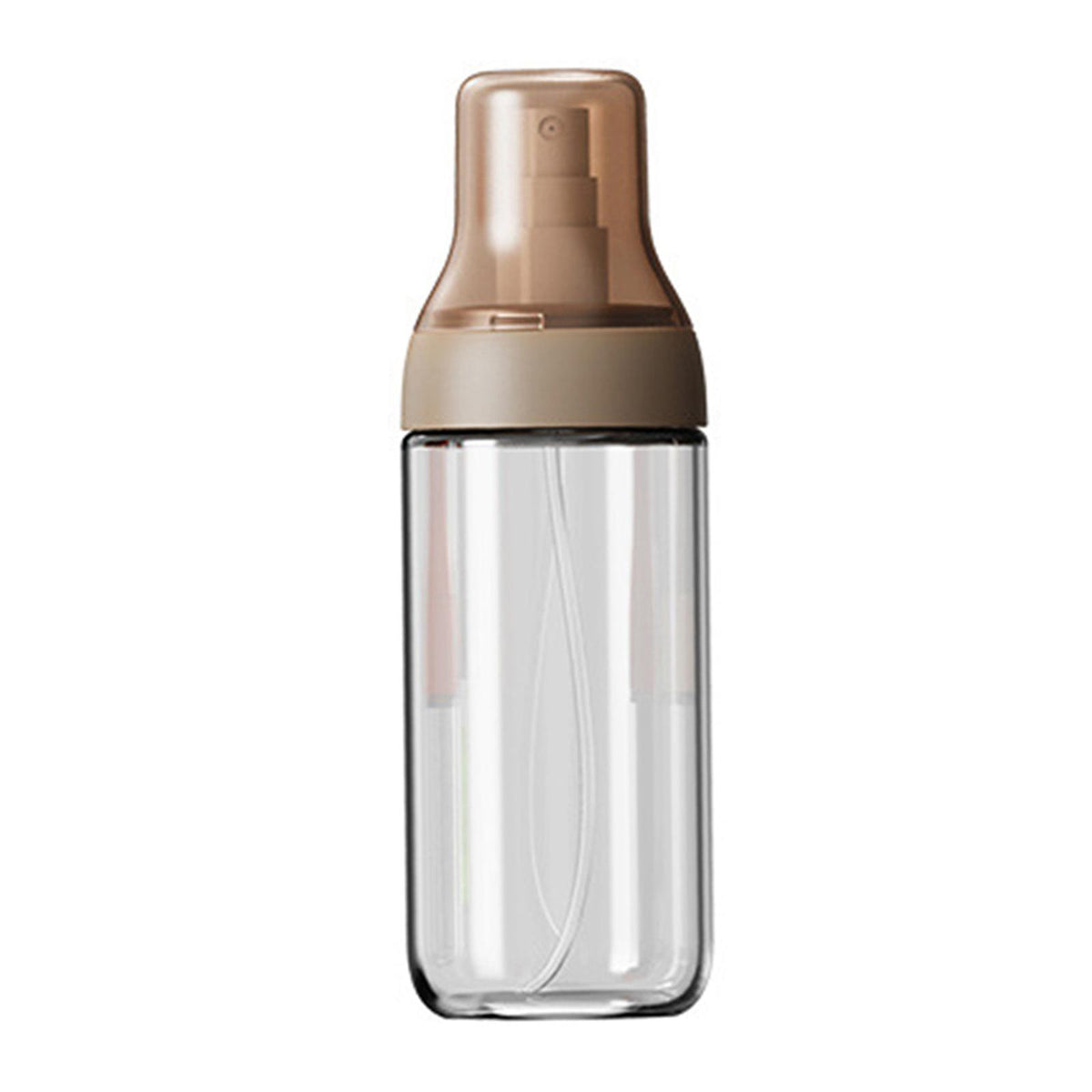 Maxbell Portable Glass Oil Sprayer Kitchen Supplies for Barbecue Vinegar Sauce 250ML brown