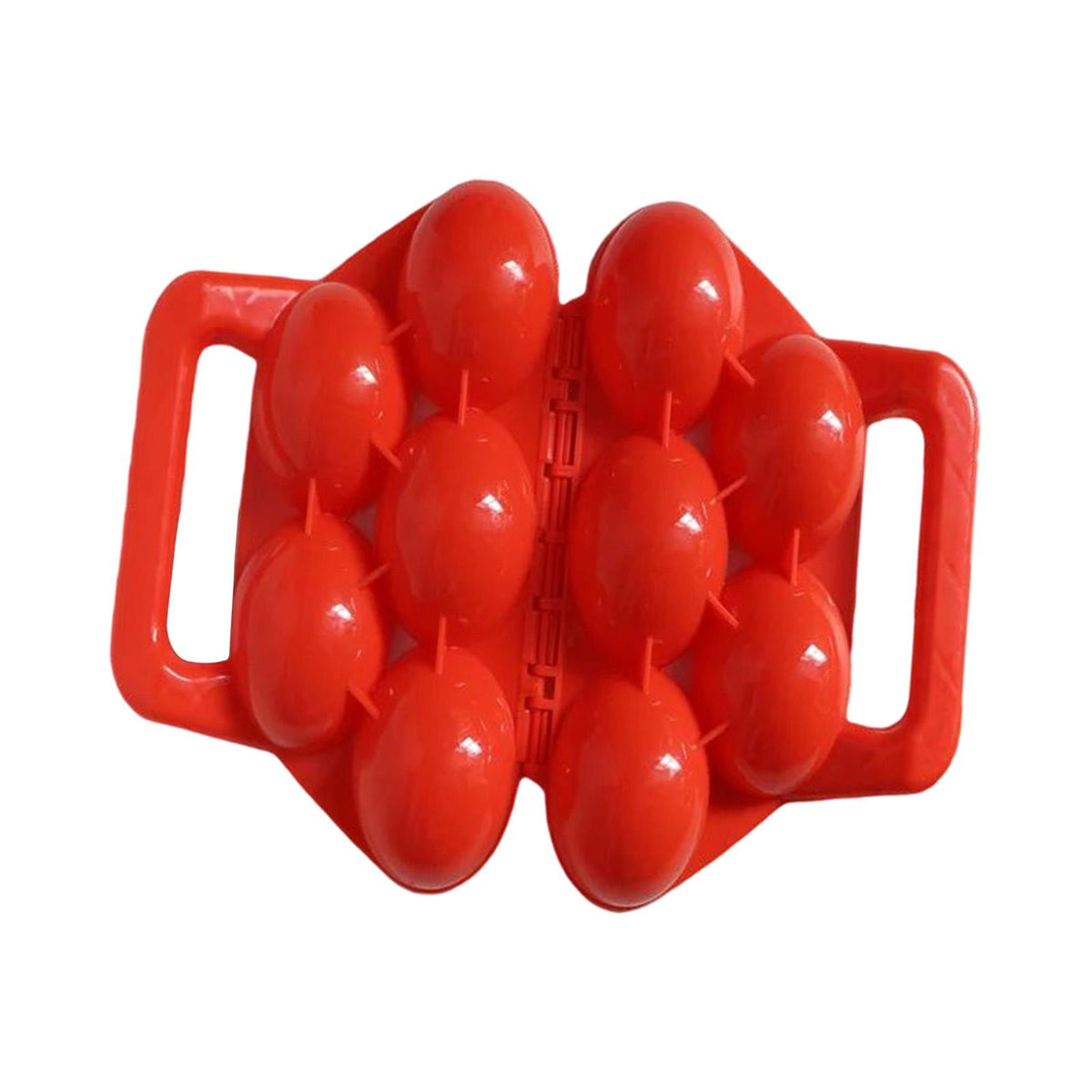 Maxbell Snow Maker Clamp Winter with Handle Snowball Making Clip for Kids Boys Girls Red