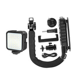 Maxbell C Shape DV Bracket Stabilizer LED light Kit for All Slr Cameras & DV