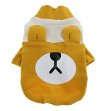 Maxbell Dog Winter Coat Warm Vest Clothes Apparel for Small Medium Dog Cat yellow
