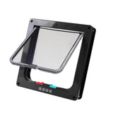 Maxbell Portable Cat Dog Doors Puppy Gate Cat Doors for Window & Wall Indoor Outdoor Black
