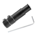 Maxbell Bike Fork Shaft Extender Bike Handlebar Height Adapter for Mountain Bike black 13cmx3.5cm