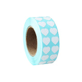 Maxbell Diamond Painting Labels Writable 1 Roll/3000Pcs for Business Labeling Name Heart shape