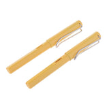 Max 2x Fountain Ink Pen Nib Pen Calligraphy Office School Stationery yellow