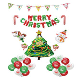 Max Merry Christmas Party Foil Balloon Bunting Garland Banner Kits