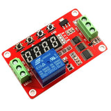 Max DC 12V LCD Display Cycle Delay/Self-lock/Cycle/Timer Relay Switch Module