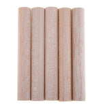 Maxbell 20mm Round Balsa Wood Sticks Unfinished Woodcraft Stick Dowel Rod 5 Pieces 140mm