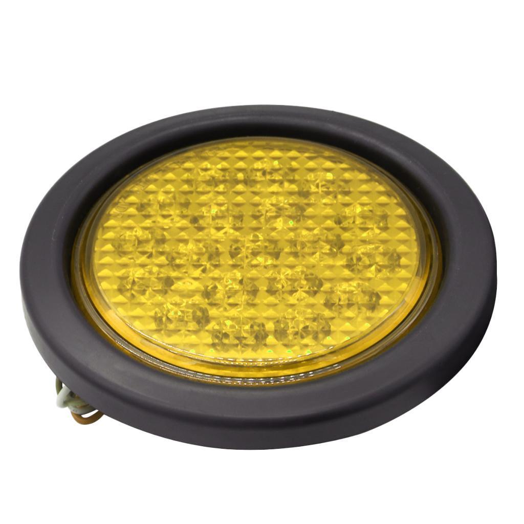 Max 10-30V 19 LED Car Truck Trailer Taillight Turn Signal Light (Yellow Light)