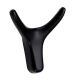 Maxbell Reusable Wall Hooks Towel Hook Decorative Hooks for Door Closet Cabinet Black