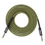Maxbell 6.5mm Guitar Connection Cable for Electric Bass Guitar Accessory Yellow