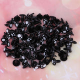 Max Black Plastic Safety Eyes For Teddy Bear Animal Puppet Craft 8MM (100Pcs)