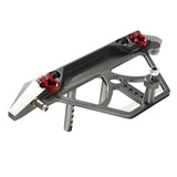 Maxbell 1/10 RC Car Metal Rear Bumper with Spare Tire Carrier for Axial SCX10 Parts