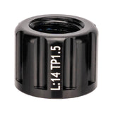 Maxbell MTB Bike thru Axle Nuts Skewer Bolt Hub Shaft Lever Screw Nuts M15 1.5