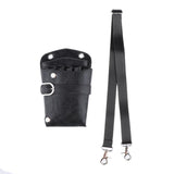 Maxbell PU Hairdressing Hair Cutting Scissors Shears Haircut Tools Holster Bag Gray