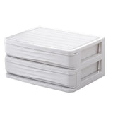 Maxbell Cosmetic Organizer Makeup Drawer Holder Jewellery Box Storage 2 Tier White