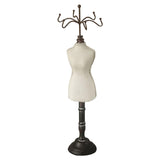 Maxbell Mannequin Jewelry Organizer Stand Storage for Bangles Necklaces Shelves