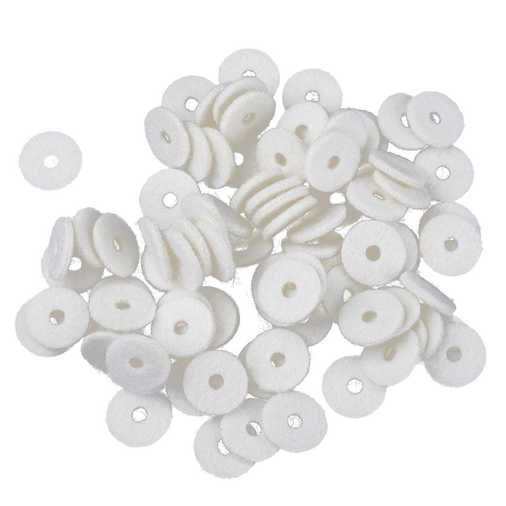 Max 90 pcs White Small Piano Balance Front Rail Punchings Piano Tuning Tool