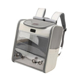Maxbell Portable Cat Carrier Backpack Travel Bag Carrying Bag Outdoor for Puppy Gray
