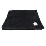 Max Soft Shawl Blanket Shoulder Leg Office Camping Blanket Dark Blue EU Plug