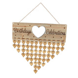 Max Maxb Wooden Family Friends *[Birthday Reminder!] Tracker! Wall Plaque Sign D