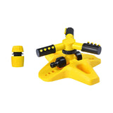 Maxbell Large Area Coverage Water Sprinkler Adjustable Rotating Irrigation Sprinkler and 1 DN15 Connector