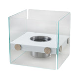 Maxbell Tabletop Fire pits Smokeless Party Bedroom Desktop Burner Farmhouse Office White