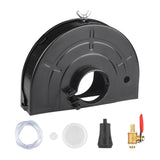 Maxbell Angle Grinder Dust Shroud Set Vacuum Surface Cover Grinder Steel for Stone Outer diameter 160mm