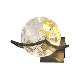 Maxbell Modern Wall Lamp Accessories Centerpiece LED for Hallway Home Decor Basement Black