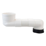 Maxbell Offset Toilet Flange Extension Drain Pipe for Plumbing Drainage Systems 20cm