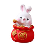 Maxbell Lucky Rabbit Statue Indoor Money Box Figurine for Store Desktop Office Lucky 16cmx16cmx24cm