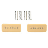 Maxbell 2 Pieces Cream Bass Humbucker Pickup Precision Bass Soap Box Vintage Style